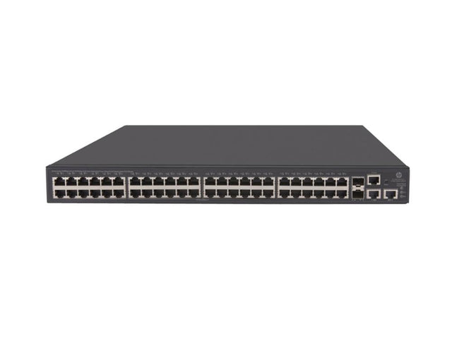 JG963-61001 HP OfficeConnect 1950 Series 1950-48G-2SFP+-2xGT-PoE+ 48 x RJ-45 Ports PoE+ 10/100/1000Base-T + 2 x Dual Personality RJ-45/SFP+ Ports + 2 x SFP+ Ports Layer 3 Managed Rack-mountable Stackable Gigabit Ethernet Network Switch