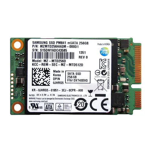 JHRG5 Dell 256GB Multi-Level Cell SATA 6Gb/s mSATA Solid State Drive