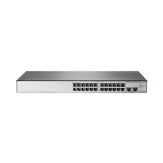 JL170-61001 HP OfficeConnect 1850 Series 1850-24G-2xGT 24 x RJ-45 Ports 10/100/1000Base-T + 2 x Copper Combo SFP+ Ports Layer 2 Managed Rack-mountable Gigabit Ethernet Network Switch