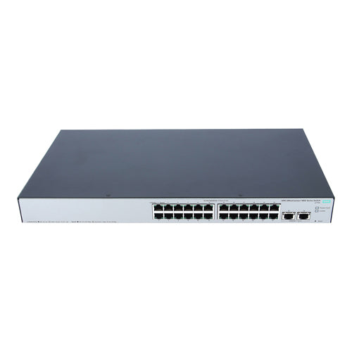 JL170A#ACE HP OfficeConnect 1850 Series 1850-24G-2xGT 24 x RJ-45 Ports 10/100/1000Base-T + 2 x Copper Combo SFP+ Ports Layer 2 Managed Rack-mountable Gigabit Ethernet Network Switch