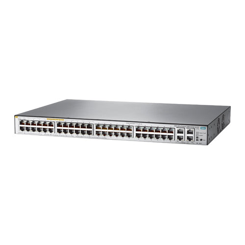 JL173A#ACE HP OfficeConnect 1850 Series 1850-48G-4XGT-PoE+ 24 x RJ-45 Ports PoE+ 10/100/1000Base-T + 24 x RJ-45 Ports + 4 x RJ-45 10GBase-T Ports Layer 2 Managed Rack-mountable Gigabit Ethernet Network Switch