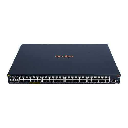 JL256-61101 HP Aruba 6200f 48 x Ports 10/100/1000 Base-T RJ 45 + 4 x Ports SFP+ Layer 3 Rack Mountable 1U Managed Gigabit Ethernet Switch