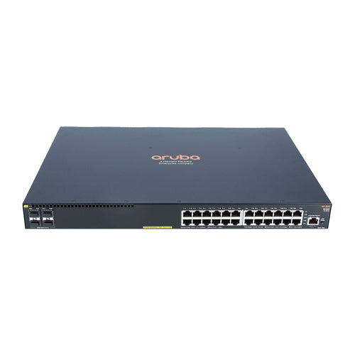 JL261A#ABA HP Aruba 2930F-24G-PoE+-4SFP 24 x RJ-45 Ports PoE+ 10/100/1000Base-T + 4 x SFP Ports Layer 3 Managed Rack-mountable Gigabit Ethernet Network Switch
