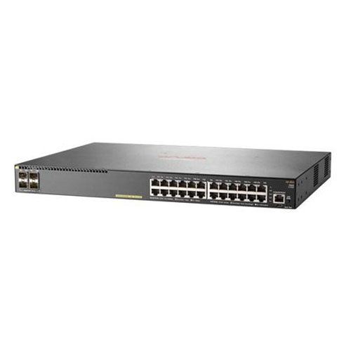 JL356A#0D1 HP Aruba 2540 Series 2540 24G PoE+ 4SFP+ 24 x RJ-45 Ports PoE+ 10/100/1000Base-T + 4 x SFP+ Ports Layer 2 Managed Rack-mountable Gigabit Ethernet Network Switch
