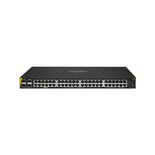 JL675A HP CX 6100 Series 6100 48G Class4 48 x Ports 1000Base-T + 4 x Ports SFP PoE 1U Rack-mountable Layer 3 Managed Gigabit Ethernet Network Switch