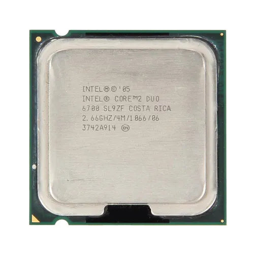JT518 Dell 2.66GHz 1066MHz FSB 4MB L2 Cache Socket LGA775 Intel Core 2 Duo E6700 Dual-Core Processor