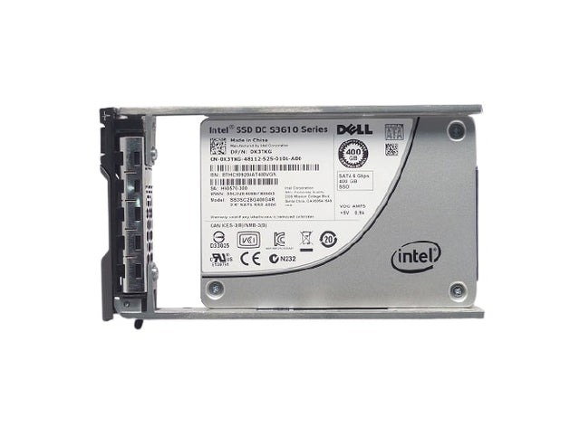 K3TKG-Dell 400GB 2.5 inch MLC 6Gb/s SATA Solid State Drive