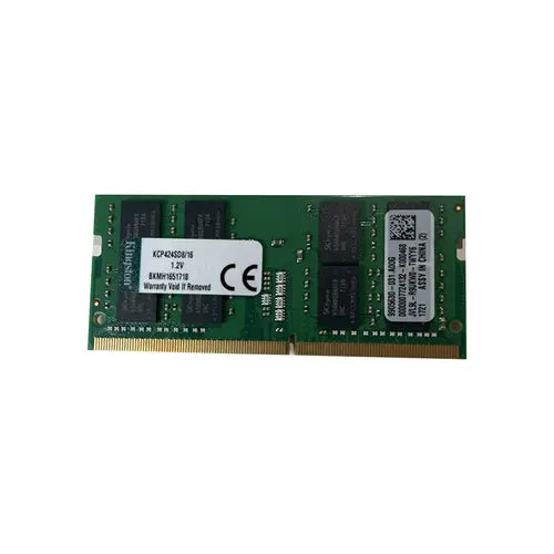 KCP424SD8/16 - Kingston 16GB DDR4-2400MHz PC4-19200 non-ECC Unbuffered CL17 260-Pin SoDimm 1.2V Dual Rank Memory Module