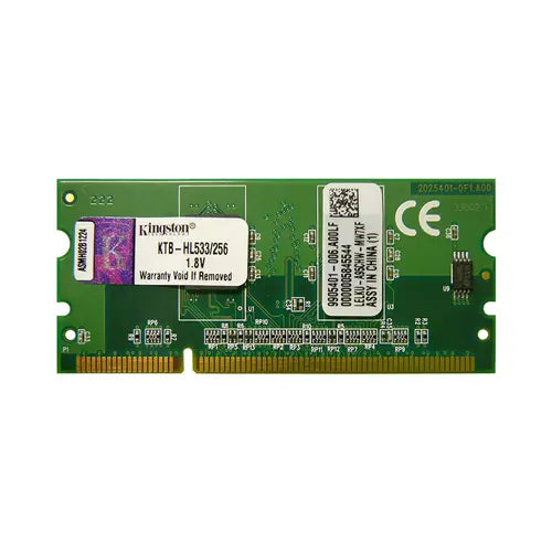KTB-HL533/256 - Kingston 256MB DDR2-533MHz PC2-4200 Non-ECC Unbuffered CL4 144-Pin UDIMM 1.8V Rank Memory Module