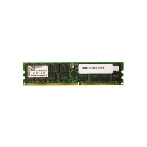KTC-ML370G3 - Kingston 1GB Kit (2 X 512MB) DDR-266MHz PC2100 ECC Registered CL2.5 184-Pin DIMM Memory