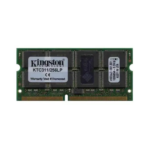 KTC311/256LP - Kingston 256MB 100MHz PC100 non-ECC Unbuffered CL2 144-Pin SoDimm Memory Module for Compaq 161554-B21, 161554-B21-KT, 176673-B21