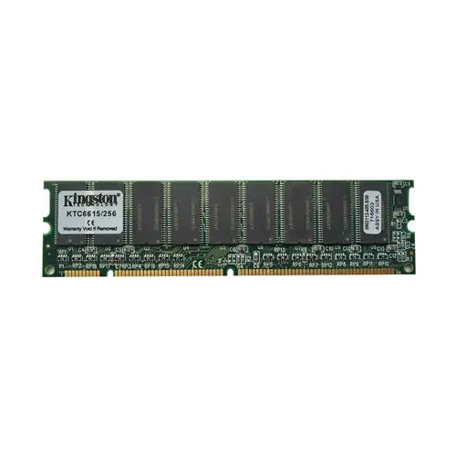 KTC6615256 - Kingston 256MB 100MHz PC100 ECC Unbuffered CL3 168-Pin DIMM Memory Module