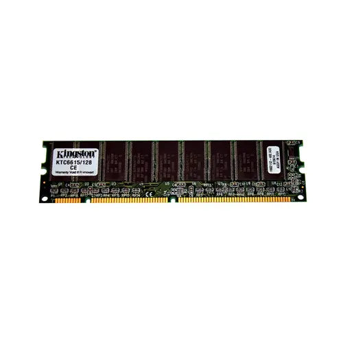 KTC6615/128 - Kingston 128MB 100MHz PC100 ECC Unbuffered CL3 168-Pin DIMM Memory Module
