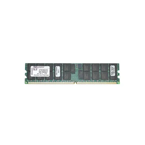 KTM2865 - Kingston 4GB Kit (2 X 2GB) DDR2-400MHz PC2-3200 ECC Registered CL3 240-Pin DIMM Dual Rank Memory (Chipkill)