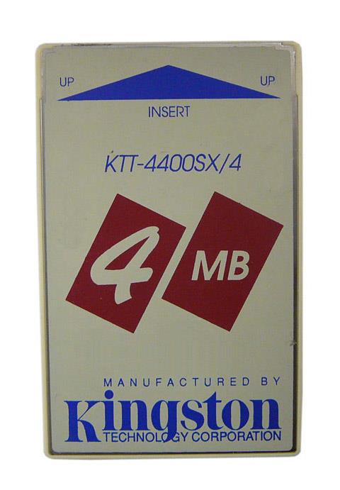 KTT4400SX/4 Kingston 4MB Card for Toshiba 4400Sx Sxc Dx C Sx Sxc 6400Sx Sxc D