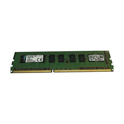 KVR16LE11S8/4 - Kingston Technology 4GB DDR3-1600MHz PC3-12800 ECC Unbuffered CL11 240-Pin DIMM 1.35V Low Voltage Single Rank Memory Module