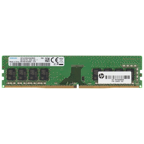 L04429-501 HP 8GB DDR4-2666MHz PC4-21300 Non-ECC Unbuffered UDIMM CL19 1Rx8 1.2V 288-Pin Memory Module