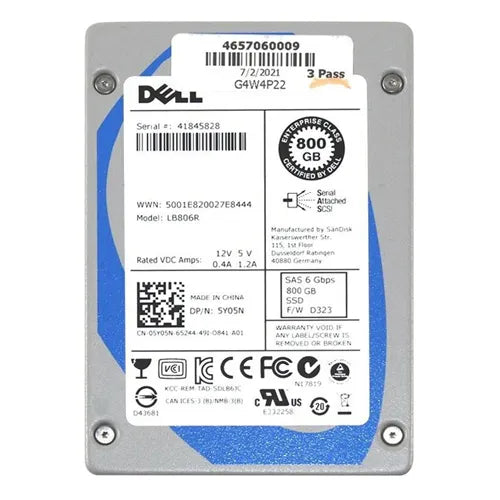 LB806R SanDisk Lightning 800GB SAS 6Gb/s Read Intensive 2.5-Inch Solid State Drive