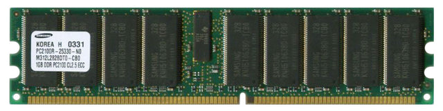 3DDLA14646805 3D Memory 1GB PC2100 DDR-266MHz Registered ECC 184-Pin DIMM 2.5V Memory Module for PowerEdge 2650 (400MHz FSB) P/N (compatible with A14646805, KTD1925/1G, KTM-X305/1G, KTM2027/1G, KTN8102/1G)
