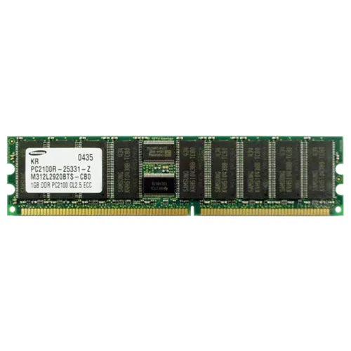 M312L2920BTS-CB0 Samsung 1GB DDR-266MHz PC2100 ECC Registered RDIMM CL2.5 1Rx4 2.5V 184-Pin Memory Module