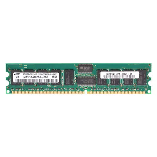 M312L6420EG0-CCC Samsung 512MB DDR-400MHz PC3200 ECC Registered RDIMM CL3 1Rx4 2.5V 184-Pin Memory Module