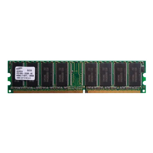 M368L1713DTL-CB0Q0 Samsung 128MB DDR-266MHz PC2100 Non-ECC Unbuffered UDIMM CL2.5 2Rx8 2.5V 184-Pin Memory Module