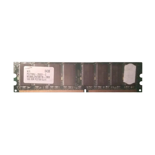 M368L2923BTN-CB3 Samsung 1GB DDR-333MHz PC2700 Non-ECC Unbuffered UDIMM CL2.5 2Rx8 2.5V 184-Pin Memory Module