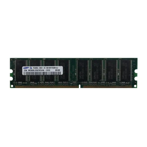 M368L2923CUN-CCC Samsung 1GB DDR-400MHz PC3200 Non-ECC Unbuffered UDIMM CL3 2Rx8 2.5V 184-Pin Memory Module