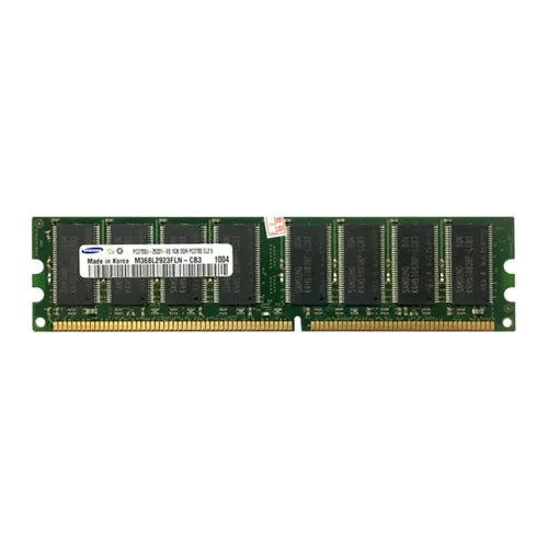 M368L2923FLN-CB3 Samsung 1GB DDR-333MHz PC2700 Non-ECC Unbuffered UDIMM CL2.5 2Rx8 2.5V 184-Pin Memory Module