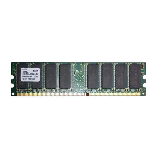 M368L2923MTL-CA2 Samsung 1GB DDR-266MHz PC2100 Non-ECC Unbuffered UDIMM CL2.5 2Rx8 2.5V 184-Pin Memory Module