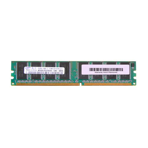 M368L6523DUS-CB3 Samsung 512MB DDR-333MHz PC2700 Non-ECC Unbuffered UDIMM CL2.5 1Rx8 2.5V 184-Pin Memory Module