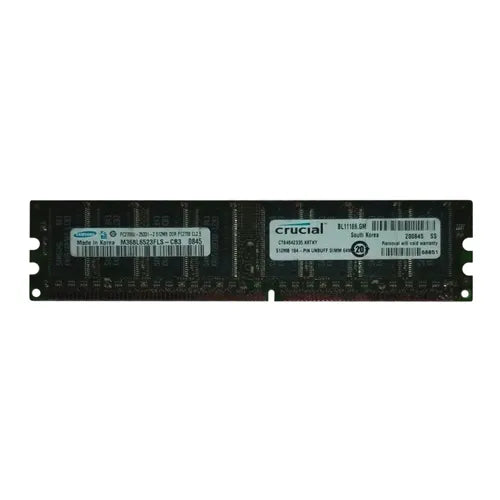M368L6523FLS-CB3 Samsung 1GB DDR-333MHz PC2700 Non-ECC Unbuffered UDIMM CL2.5 2Rx8 2.5V 184-Pin Memory Module