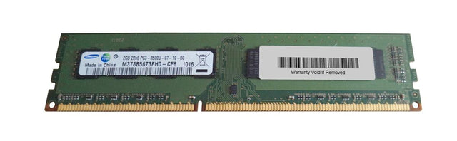3D-13D343N647976-2G 2GB Module DDR3 PC3-8500 CL=7 non-ECC Unbuffered DDR3-1066 1.5V 256Meg x 64 for Biostar A770E3 Motherboard n/a