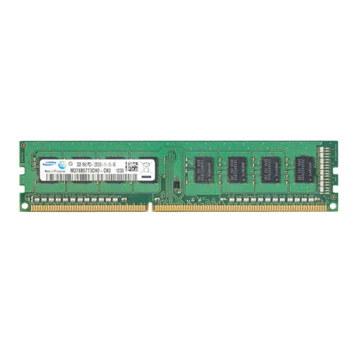 M378B5773CH0-CK0 Samsung 2GB DDR3-1600MHz PC3-12800 Non-ECC Unbuffered UDIMM CL11 1Rx8 1.5V 240-Pin Memory Module