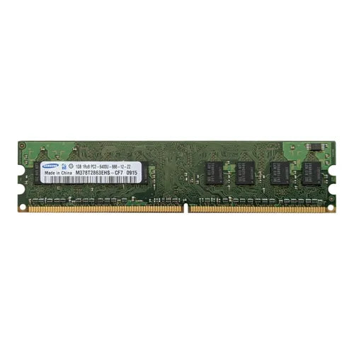 M378T2863EHS-CE7 Samsung 1GB DDR2-800MHz PC2-6400 Non-ECC Unbuffered UDIMM CL6 1Rx8 1.8V 240-Pin Memory Module