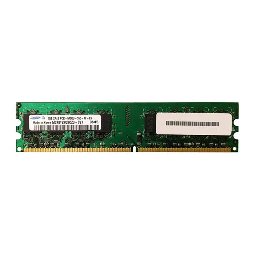 M378T2953CZ3-CE7 Samsung 1GB DDR2-800MHz PC2-6400 Non-ECC Unbuffered UDIMM CL6 2Rx8 1.8V 240-Pin Memory Module