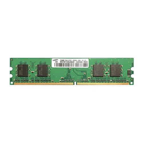 M378T3354BGO-CCCDS Samsung 256MB DDR2-400MHz PC2-3200 Non-ECC Unbuffered UDIMM CL3 1Rx16 1.8V 240-Pin Memory Module