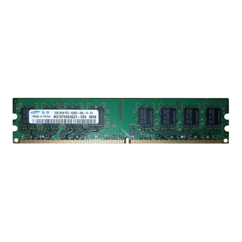 M378T5663QZ3-CE6 Samsung 2GB DDR2-667MHz PC2-5300 Non-ECC Unbuffered UDIMM CL5 2Rx8 1.8V 240-Pin Memory Module