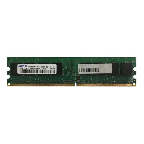 M378T6553BZO-KCC Samsung 512MB DDR2-400MHz PC2-3200 Non-ECC Unbuffered UDIMM CL3 1Rx8 1.8V 240-Pin Memory Module