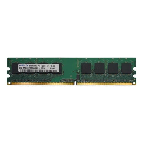 M378T6553CZ3-CD5 Samsung 512MB DDR2-533MHz PC2-4200 Non-ECC Unbuffered UDIMM CL4 1Rx8 1.8V 240-Pin Memory Module