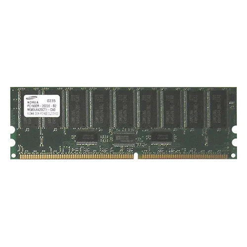 M383L6420CT1-CA0 Samsung 512MB DDR-200MHz PC1600 ECC Registered RDIMM CL2 1Rx4 2.5V 184-Pin Memory Module
