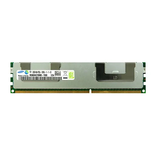 M386B4G70BM0-YK0 Samsung 32GB DDR3-1600MHz PC3-12800 ECC Registered LRDIMM CL11 4Rx4 1.35V 240-Pin Memory Module