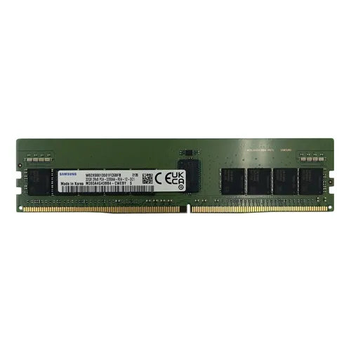 M393A4G43BB4-CWE Samsung 32GB DDR4-3200MHz PC4-25600 ECC Registered RDIMM CL22 2Rx8 1.2V 288-Pin Memory Module