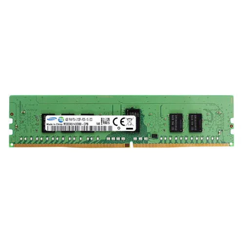 M393A5143DB0-CPB Samsung 4GB DDR4-2133MHz PC4-17000 ECC Registered RDIMM CL15 1Rx8 1.2V 288-Pin Memory Module