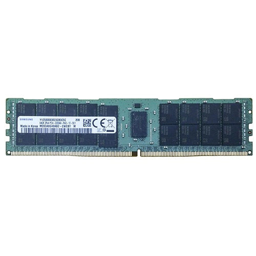 M393A8G40AB2-CWE Samsung 64GB DDR4-3200MHz PC4-25600 ECC Registered RDIMM CL22 2Rx4 1.2V 288-Pin Memory Module