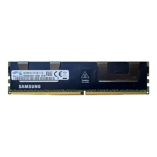 M393A8G40D40-CRB Samsung 64GB DDR4-2133MHz PC4-17000 ECC Registered RDIMM CL15 8Rx4 1.2V 288-Pin Memory Module