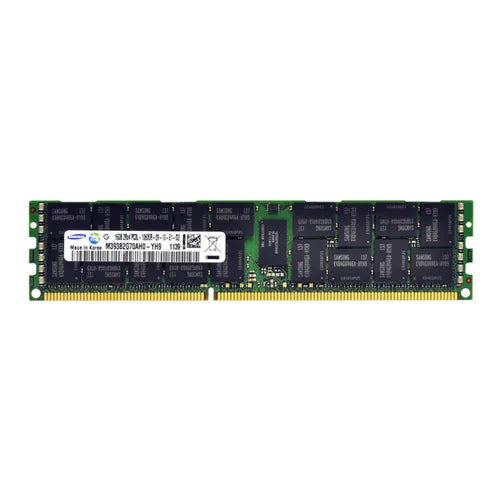 M393B2G70AH0-YH9 Samsung 16GB DDR3-1333MHz PC3-10600 ECC Registered RDIMM CL9 2Rx4 1.35V 240-Pin Memory Module