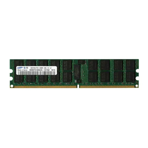 M393T5160QZA-CE7 Samsung 4GB DDR2-800MHz PC2-6400 ECC Registered RDIMM CL6 2Rx4 1.8V 240-Pin Memory Module