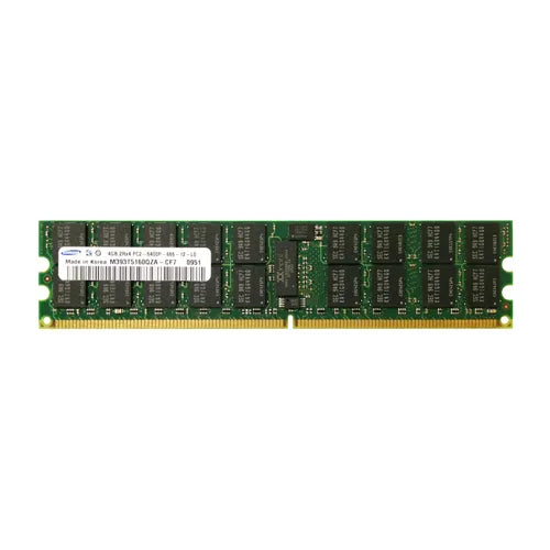 M393T5160QZA-CF7 Samsung 4GB DDR2-800MHz PC2-6400 ECC Registered RDIMM CL6 2Rx4 1.8V 240-Pin Memory Module