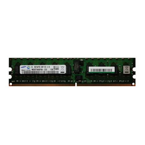 M393T5660FBA-CE6 Samsung 2GB DDR2-667MHz PC2-5300 ECC Registered RDIMM CL5 1Rx4 1.8V 240-Pin Memory Module